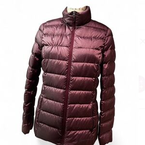Eddie Bauer Maroon Puffer Jacket